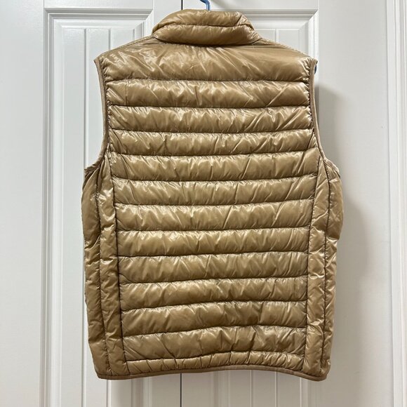 Uniqlo Gold/Tan Down Vest - Size L - Picture 2 of 8